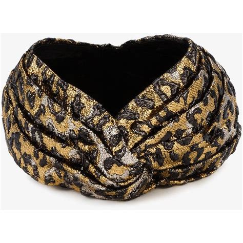 gucci leopard print turban|Gucci turban attire.